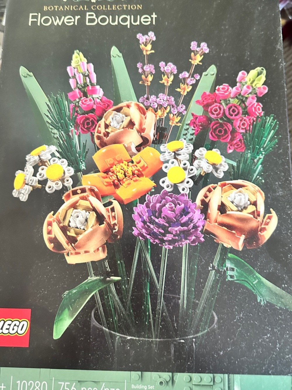 NEW Lego Floral Bouquet in Orange, Purple, Pink, Yellow, White and Green